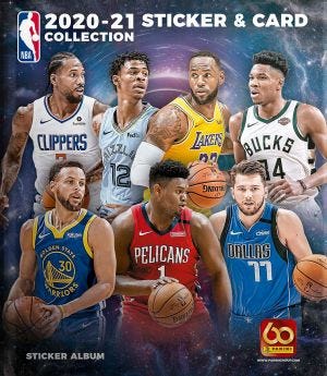 2020-2021 PANINI NBA STICKER AND CARD COLLECTION